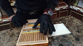 Unbox Cigar Cohiba Panetalas [upl. by Nesbitt]