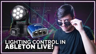 Controlling Lights With Ableton Live MIDI to DMX  Enttec DMXIS [upl. by Verity325]