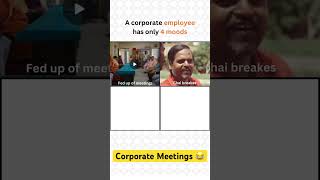 Meetings in Corporate 😂 Scrum  Project Meeting or More Meeting DataScientist Meme Shorts fyp [upl. by Gnouc]