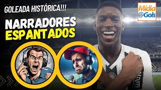 Narrações Históricas URUGUAIOS TRISTES BRASILEIROS ASSIM  Botafogo 5 x 0 Peñarol [upl. by Ran]