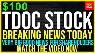 TDOC Stock  Teladoc Health Inc Stock Breaking News Today  TDOC Stock Price Prediction  TDOC [upl. by Melamie]