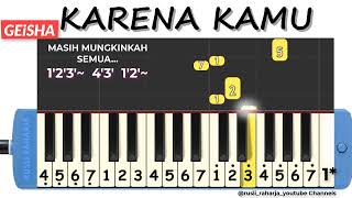 karena kamu geisha not pianika [upl. by Faxan]