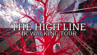 THE HIGH LINE  4K WALKING TOUR  NEW YORK CITY [upl. by Attenyt651]