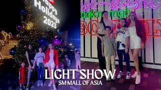 SM Mall of Asia light show  launching of Squiz  Fin amp Claw [upl. by Lorak]