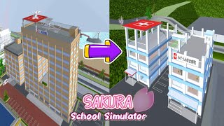 NEW HOSPITAL  SAKURA School Simulator  PROPS ID [upl. by Brodeur]