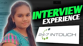 247 intouch interview experience  Customer Service Officer 247intouch [upl. by Caneghem512]