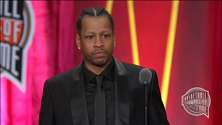 Allen Iverson’s Basketball Hall of Fame Enshrinement Speech [upl. by Zobias]