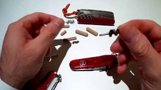 Doble destornillador casero para sacacorchos Victorinox Double mini screwdriver Victorinox [upl. by Annaitsirhc30]