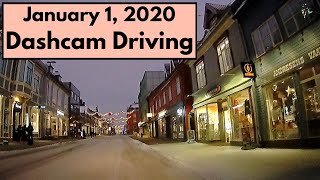 Dashcam driving in Tromsø Norway January 1  2020 [upl. by Nellie]