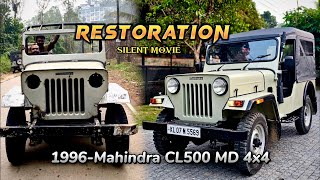 Restoration1996 Mahindra CL500 MD 4x4 restoration jeeprestoration [upl. by Rhines763]