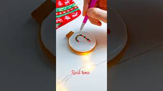 Candy Cane Cookie Decorating Real Time [upl. by Isiah13]