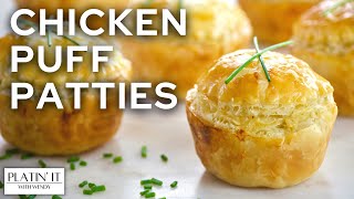 The FLAKIEST Chicken Puff Patties  Comfort Food Favourites [upl. by Law]