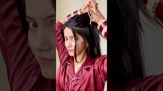 Ponytail hack 😱 hairstyle ponytail hairtutorial hairvideo shorts [upl. by Aitra]