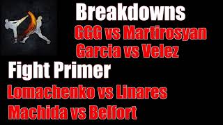 Striking Thoughts  GGG vs Martirosyan Garcia vs Velez Lomachenko vs Linares Machida vs Belfort [upl. by Adnilav21]