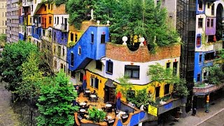 Hundertwasser House  The most beautiful buildings in Austria [upl. by Gerladina]