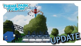 NEW UPDATE On Theme Park Tycoon 2  NEW ROLLER COASTER 🎢  amp MORE [upl. by Lemar]