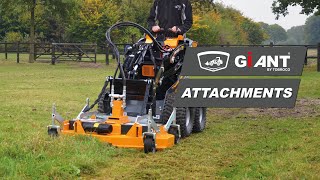 WIDE RANGE OF MOWERS FOR GIANT LOADERS AND SKIDSTEERS [upl. by Sielen453]