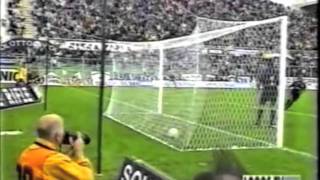 BATISTUTA TOP 10 GOALS  FIORENTINA [upl. by Claudell]