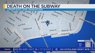 Man dies after falling off moving subway train in Manhattan NYPD [upl. by Earased974]