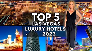 TOP 5 BEST Luxury Hotels in Las Vegas [upl. by Yztim]