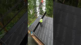 Roof renovation for a cottage  Kattoremontti mökkiin construction roofing diy work [upl. by Mateusz]