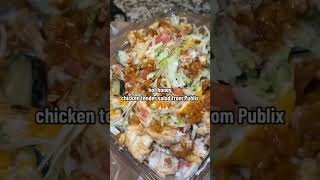 MUST TRY VIRAL PUBLIX HOT HONEY CHICKEN TENDER SALAD [upl. by Wesle]