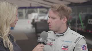 Interview  Victor Franzoni on Racing Indy Lights at the Indianapolis Motor Speedway [upl. by Elatsyrc931]