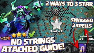 How to Easily 3 star No strings Attached Challenge New challenge in clash of clans [upl. by Papotto]