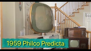 1959 Philco Predicta 17quot TV Restoration  Model 10L4311L43 Part 1 [upl. by Ikcir]