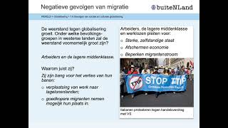 Hoofdstuk 16 Aardrijkskunde HAVO5 Sociale en culturele globalisering gevolgen Methode Buitenland [upl. by Suirauqram374]