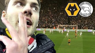 NEVES GOAL ON CAMERA Wolves Vs Derby Matchday Vlog [upl. by Anileda]