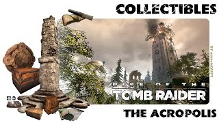 RISE OF THE TOMB RAIDER 100 Walkthrough  The Acropolis Collectibles [upl. by Annal957]