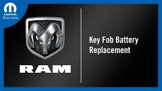 Key Fob Battery Replacement  How To  2025 Ram 1500 DT [upl. by Jenks607]