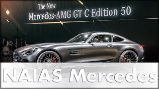 NAIAS 2017 Mercedes EKlasse Coupe und MercedesAMG GT C Edition 50  Weltpremiere  Auto  Deutsch [upl. by Belshin393]