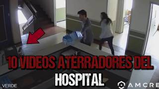 🔴10 VIDEOS PARANORMALES CAPTADOS EN HOSPITAL  VIDEOS DE TERROR [upl. by Lunseth]