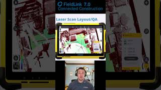 FieldLink 70 Scan Laser Layout Short Trimble laserscanning [upl. by Millie]