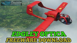 Edgley Optica Freeware Plane  Download  FS 2020 4K [upl. by Novak128]