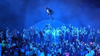 Tom Cruise Dives Into Paris Olympics Closing Ceremony Drives Off With Flag To LA 2028  tom cruise [upl. by Kev]