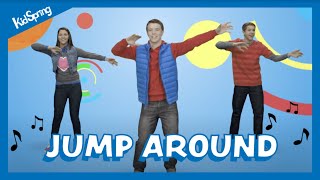 Jump Around  Preschool Worship Song [upl. by Reyem]