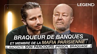 BRAQUEUR DE BANQUES ET MEMBRE DE LA MAFIA PARISIENNE IL RACONTE SON PARCOURS prison braquage [upl. by Stouffer92]