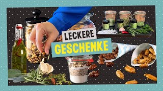 6 selbstgemachte Weihnachtsgeschenke aus der Küche  leckere Geschenk Ideen für Weihnachten [upl. by Gannon]