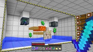 our Minecraft Skyblock spawner farm made NO money until we used these NEW spawners [upl. by Sordnaxela862]