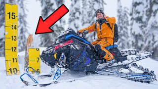 I Crashed My Friends Snowmobile Throttle Stuck [upl. by Damiani520]