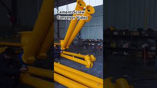 Cement Screw Conveyor Video screwconveyors tongjinjin [upl. by Cumings]