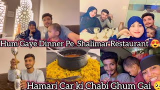 Hum Gaye Dinner 🍽️ Pe 😋 Shalimar Restaurant 😍  Family Vlog 😍  Mushab Vlog [upl. by Cordell]