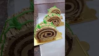 SWISS ROLL  Buche de Noel ytshorts [upl. by Elrem]