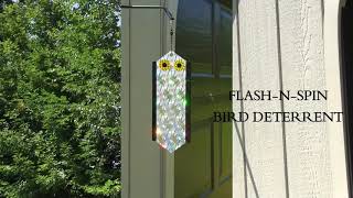 FlashNSpin Bird Deterrent Device [upl. by Onailil]