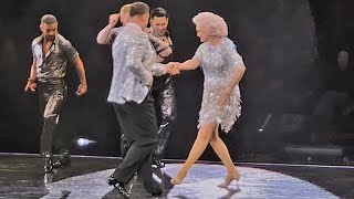 Strictly Live Tour 2024  Angela Rippon Incredible High Kick Cha Cha Cha strictlycomedancing 💃♥️🕺 [upl. by Hasen]