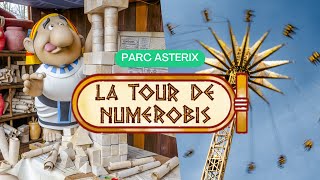 Parc Astérix  La Tour de Numérobis nouveauté 2024 [upl. by Mclain]