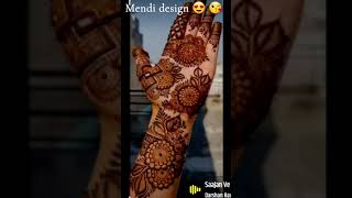 Mendi design  easy mendi design  latest design of mendi  mendi  mendi design  viral shorts 😍 😘 [upl. by Rahel505]